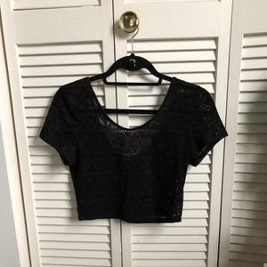 ❌[SOLD]❌ LIGHTLY WORN - sheer Urban Outfitters Aztec crop